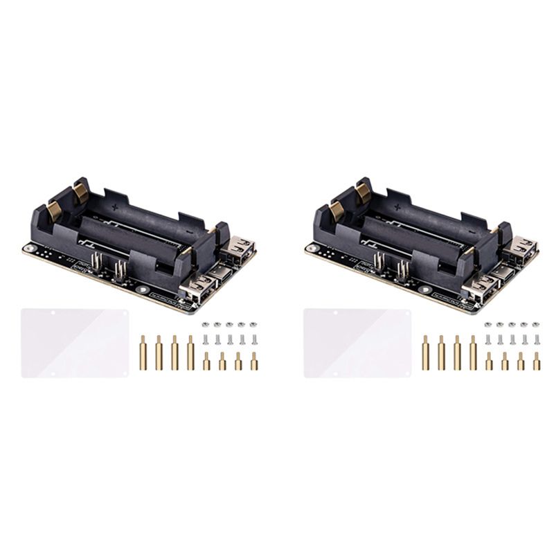Raspberry Pi Uninterrupted Power Supply Ups 18650 - Fonte de Alimentação UPS AA08-2X para