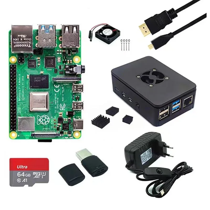 Raspberry Pi 4 8Gb Ram Kit - Kit de Placa de Desenvolvimento Raspberry