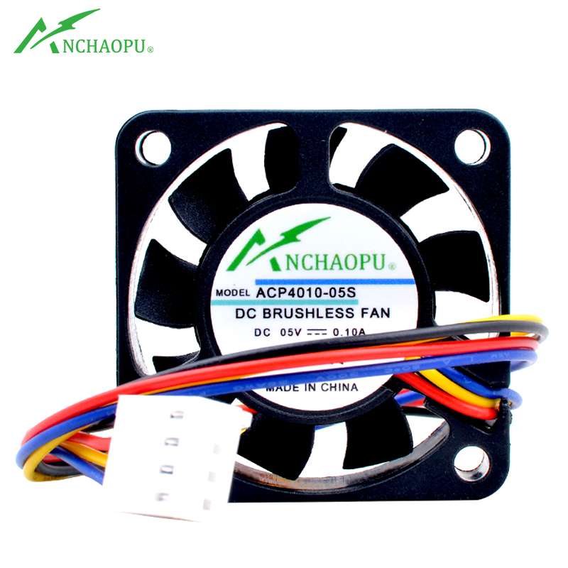 Raspberry Pi Water Cooling Kit - Ventilador ANCHAOPU 4cm 40mm 40x40x10mm DC5V