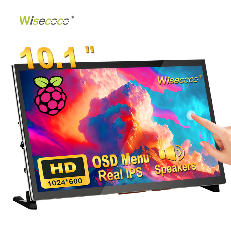 Raspberry Pi 10.1 Inch Capacitive Touch Screen Ips - Monitor Touchscreen Capacitivo de 5, 7