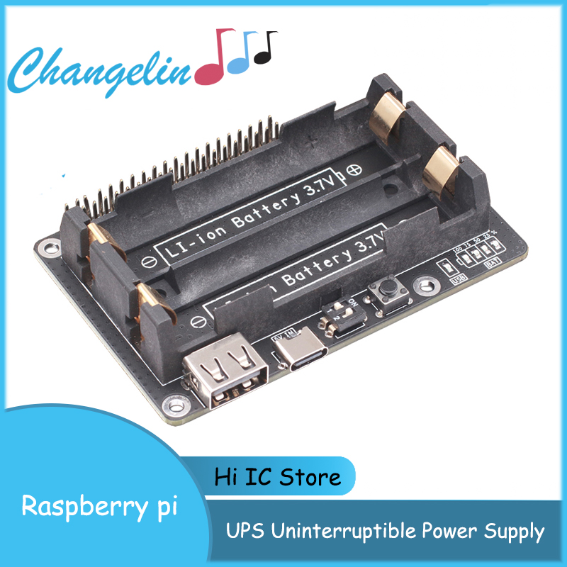 Raspberry Pi Uninterrupted Power Supply Ups 18650 - Raspberry pi 18650 ups fonte de