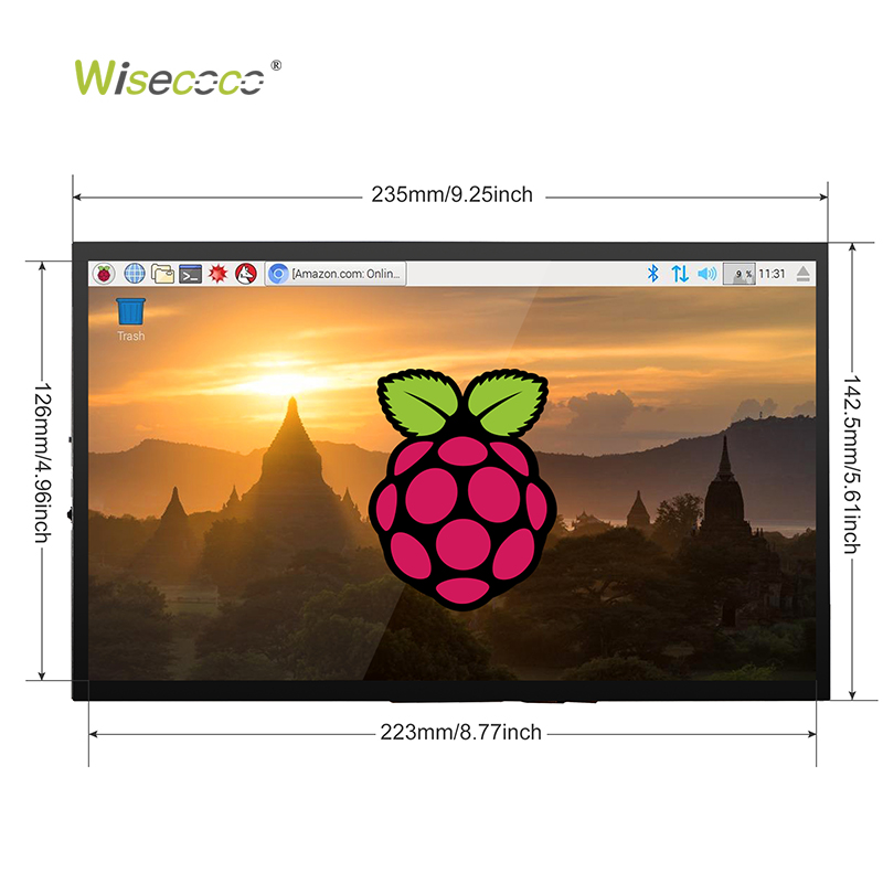 Monitor Touchscreen Capacitivo - Raspberry Pi 10.1 Inch Capacitive Touch Screen Ips avaliação e preço