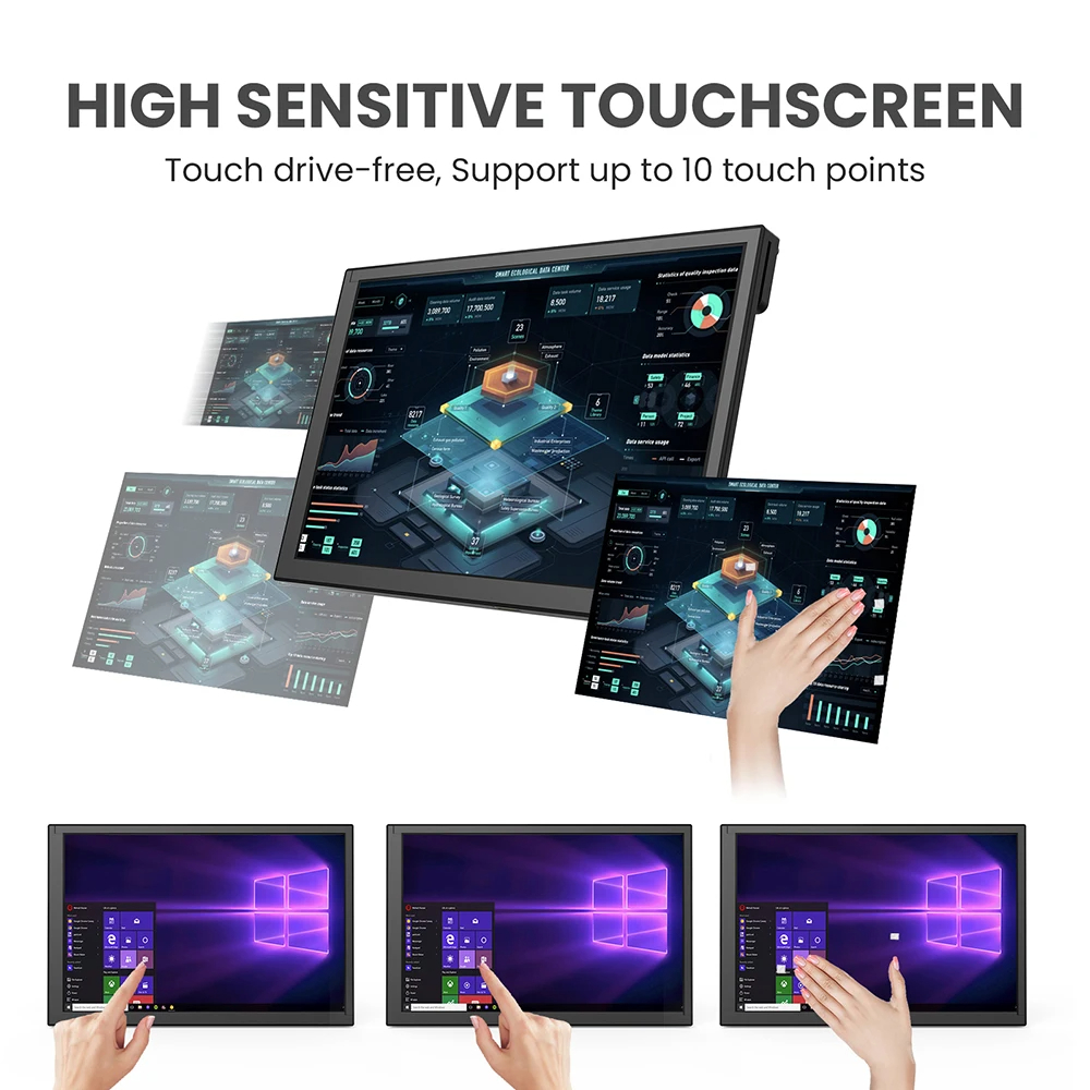 Tela sensível ao toque capacit - Raspberry Pi 10.1 Inch Capacitive Touch Screen Ips avaliação e preço