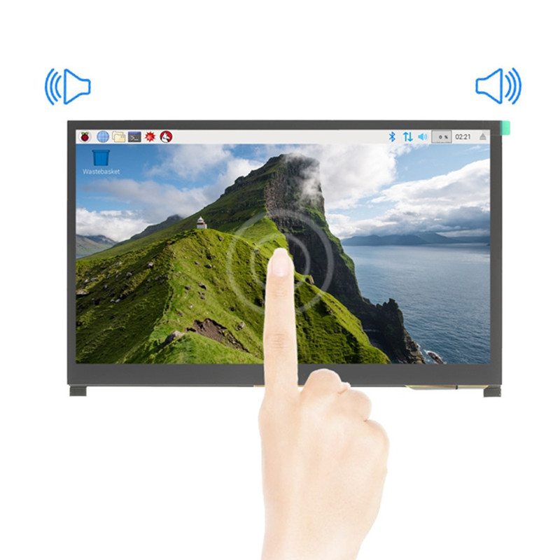 Novo monitor de tela lcd com t - Raspberry Pi 10.1 Inch Capacitive Touch Screen Ips avaliação e preço