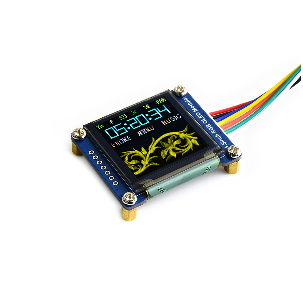 Módulo de Tela OLED RGB SPI de - Raspberry Pi 4 8Gb Ram Kit avaliação e preço