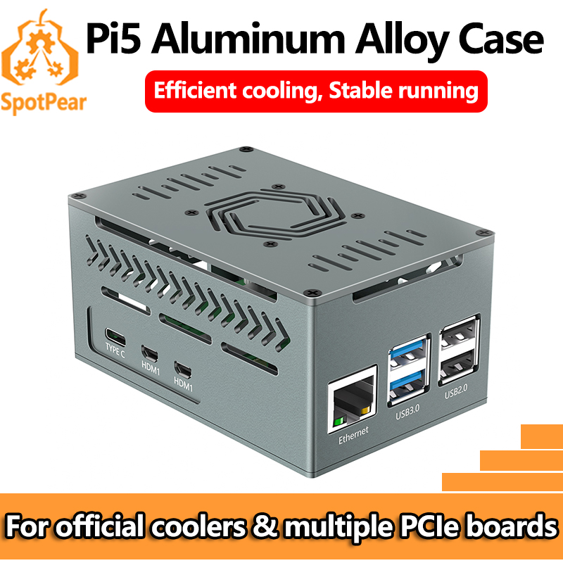 Raspberry pi 5 caixa de metal  - Argon One V3 M.2 Nvme Case avaliação e preço