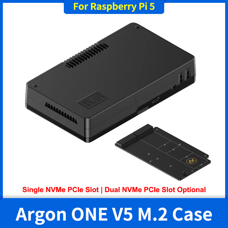 Raspberry pi 5 argônio um v5 m - Argon One V3 M.2 Nvme Case avaliação e preço