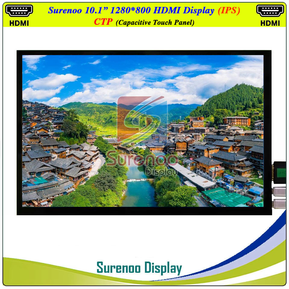 Módulo de Display LCD de 10.1  - Raspberry Pi 10.1 Inch Capacitive Touch Screen Ips avaliação e preço
