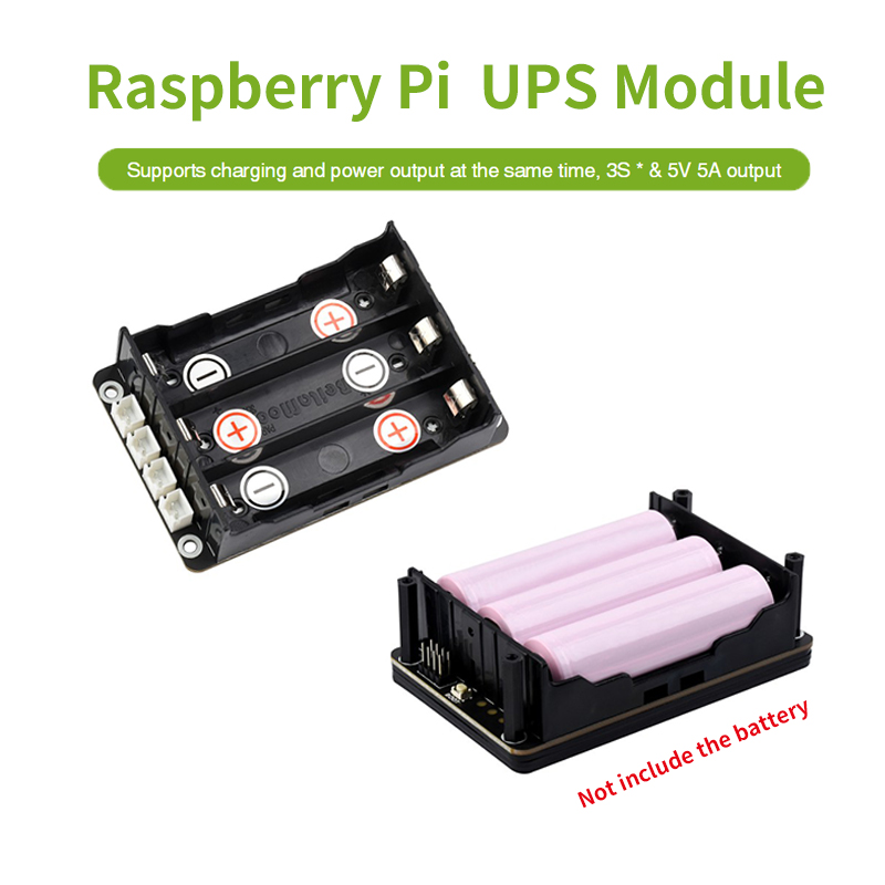 HAT UPS para Raspberry Pi 5 co - Raspberry Pi Uninterrupted Power Supply Ups 18650 avaliação e preço