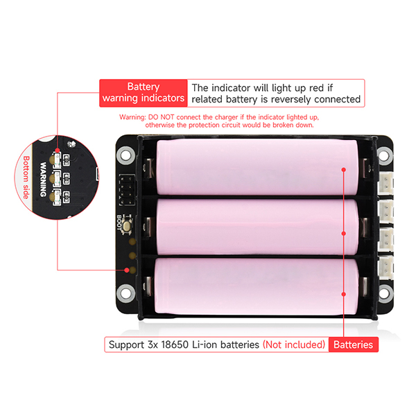 HAT UPS para Raspberry Pi 5 co - Raspberry Pi Uninterrupted Power Supply Ups 18650 avaliação e preço